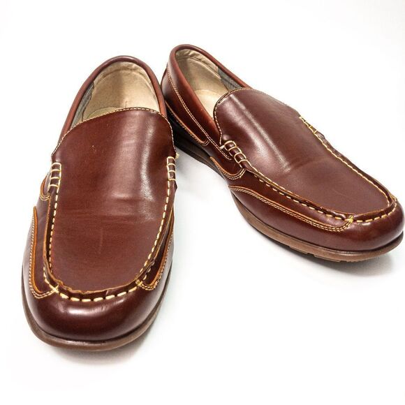 Nunn Bush Cale Driving Loafers Cognac Sz 8.5M - Picture 2 of 8